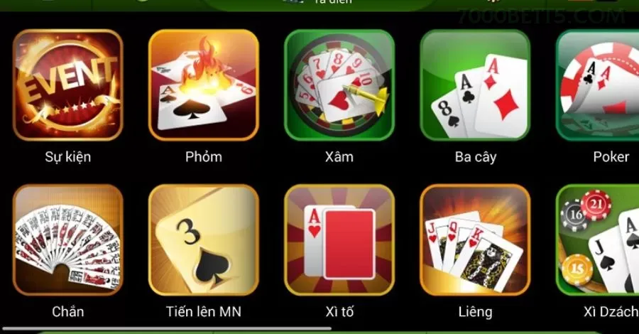 Download app 7000bet Android iOS